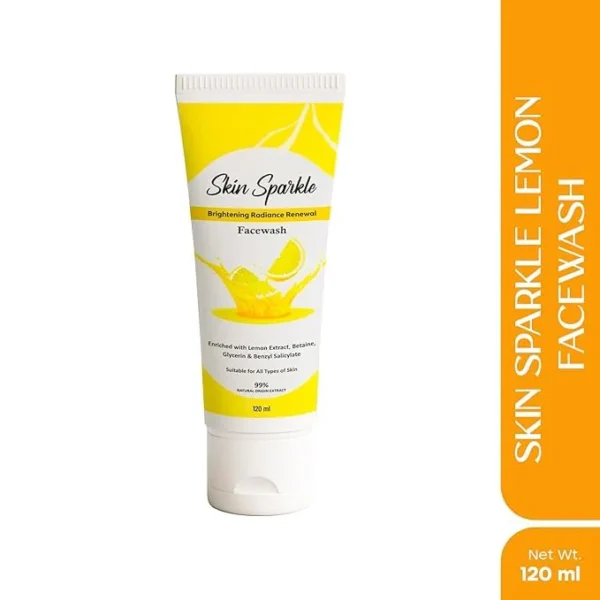 Skin Sparkle Lemon Facewash - Image 3