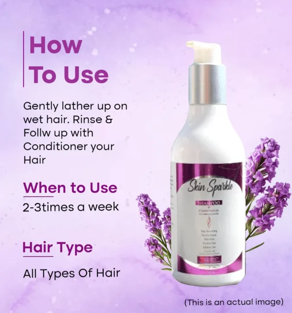 Skin Sparkle Hair Shampoo + Conditioner - Image 3