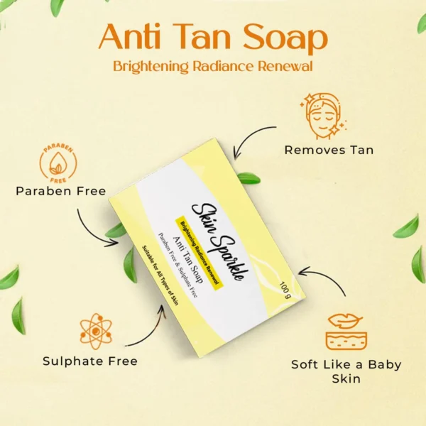 Skin Sparkle Brightening Radiance Renewal Anti-Tan Soap - Image 2