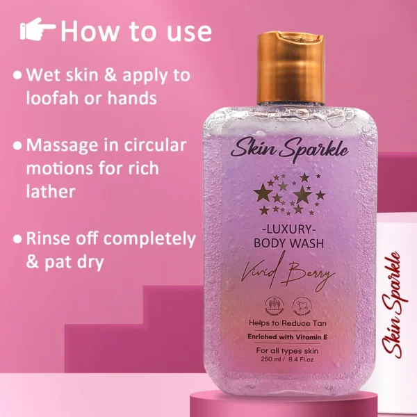 Skin Sparkle Luxury Body Wash - Image 4