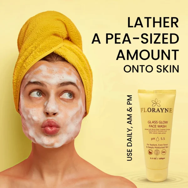 Florayne Glass Glow Face Wash - Image 3