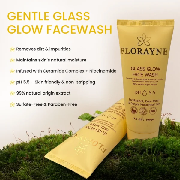 Florayne Glass Glow Face Wash - Image 4